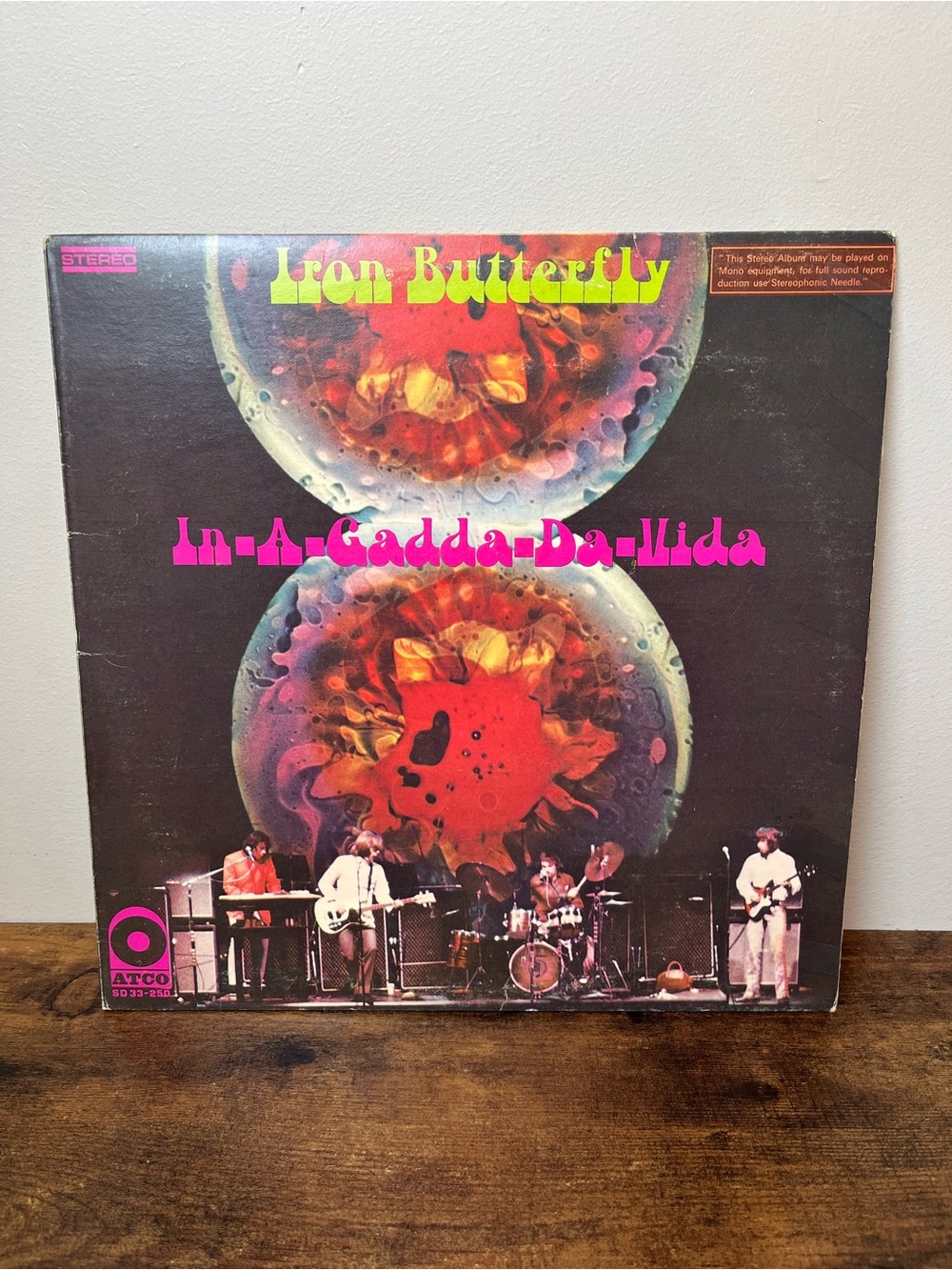 Vintage Iron Butterfly In-A-Gadda-Da-Vida Vinyl Record
